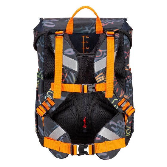 Scout Neo Exklusiv Safety Light Set di borse per la scuola 5 pezzi
