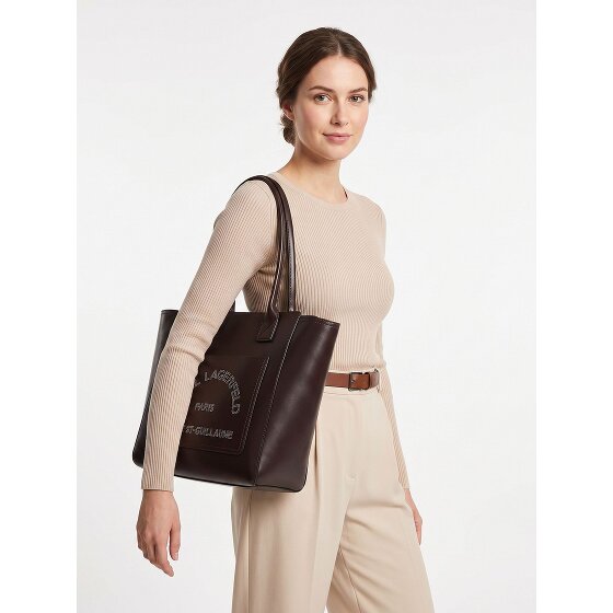 Karl Lagerfeld Daily Borsa a spalla Vera Pelle 36 cm