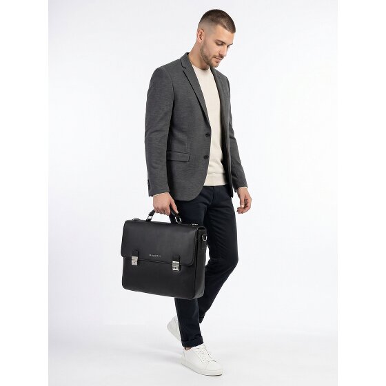 bugatti Valencia Valigetta Vera Pelle 38 cm Vano porta PC