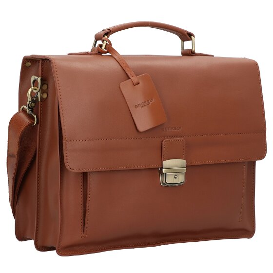 Burkely Cartella Scott vintage in pelle 38 cm