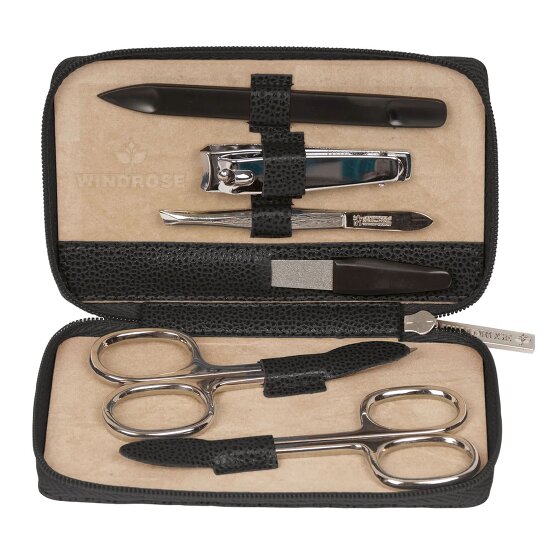 Windrose Beluga Scatola per gioielli Pelle 13 cm