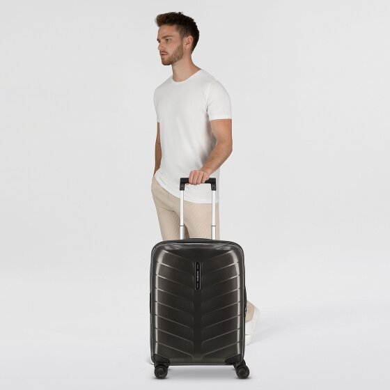 Samsonite Attrix 4 ruote Carrello della cabina 55 cm con piega di espansione