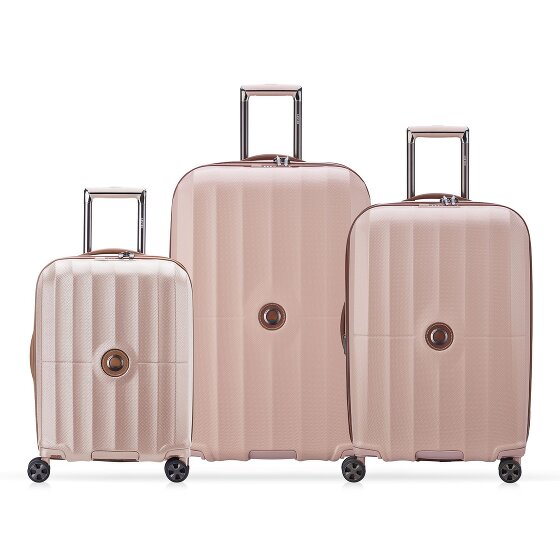 Delsey Paris Carrousel 4 ruote Set di valigie 3 pezzi con piega di espansione