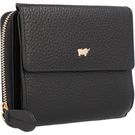 Braun Büffel Asti Portafoglio RFID in pelle 12 cm