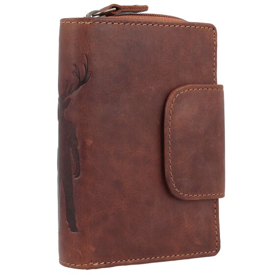 Jack Kinsky Monterey Portafoglio Protezione RFID Pelle 10 cm