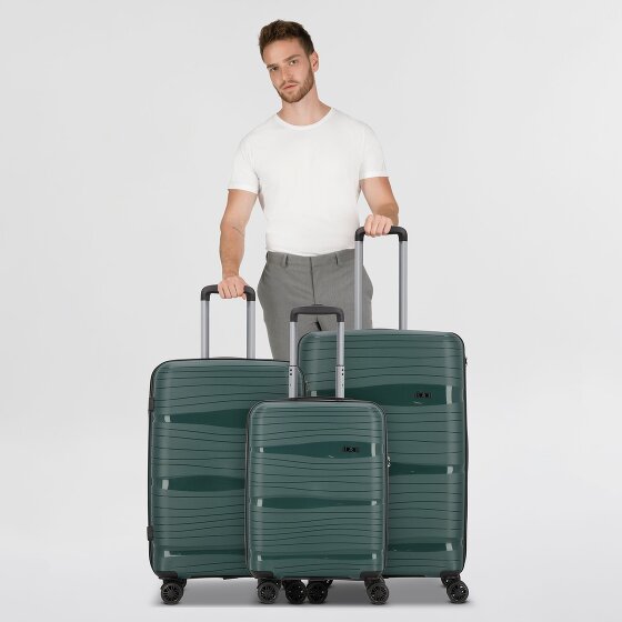 d&n Travel Line 4300 4 ruote Set di valigie 3 pezzi