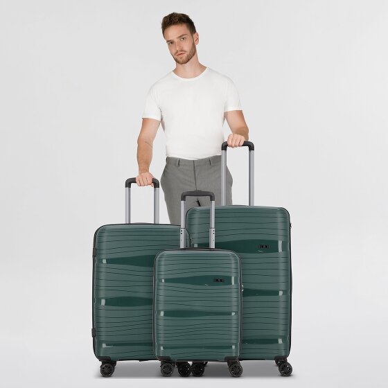 d&n Travel Line 4300 4 ruote Set di valigie 3 pezzi