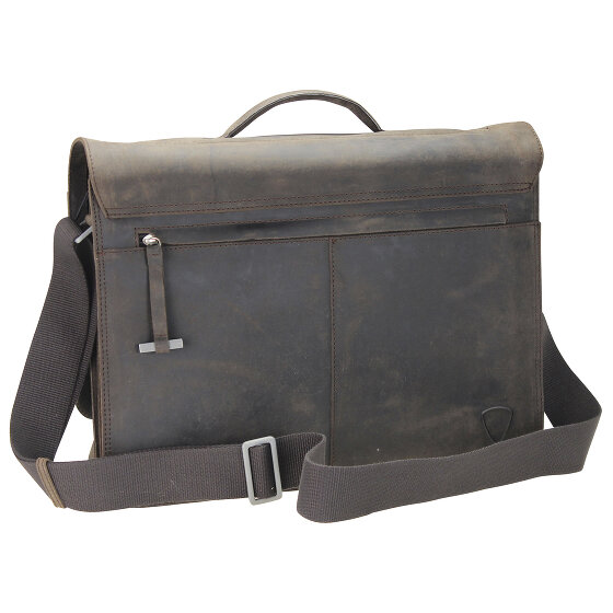 Strellson Richmond Messenger BriefBag XL in pelle 41 cm Laptop Compartment Strellson Richmond Messenger BriefBag XL in pelle 41 cm Laptop Compartment