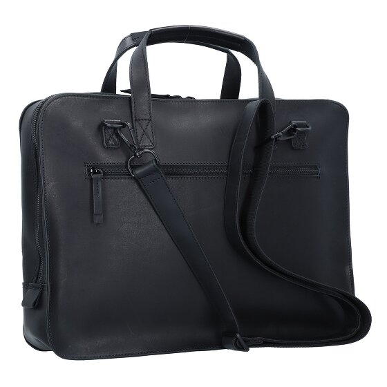 Jost Futura Valigetta Vera Pelle 38 cm Vano porta PC