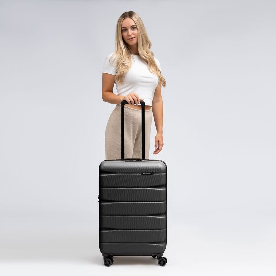 Franky Munich 4.0 Set di valigie a 4 ruote, 3 pezzi con piega elastica