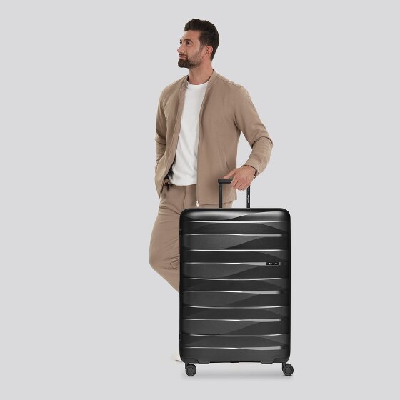 Bergpfeil Trolley da viaggio a 4 ruote L 75 cm con piega ad espansione