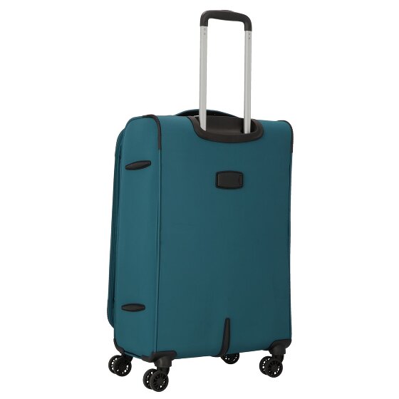 d&n Travel Line 9504 4 ruote Set di valigie 3 pezzi con piega di espansione