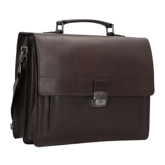 Burkely Cartella Scott vintage in pelle 38 cm