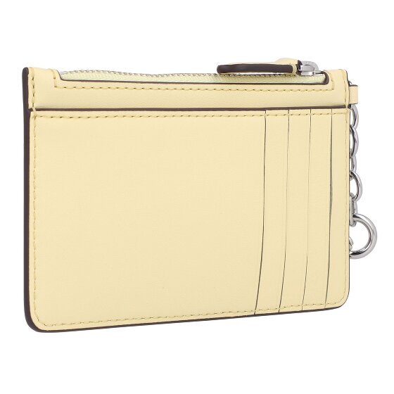 Lauren Ralph Lauren Zip Card Portafoglio chiave Vera Pelle 13 cm