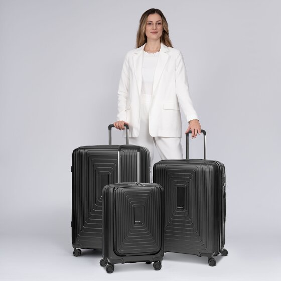 Redolz Essentials 14 4 ruote Set di valigie 3 pezzi con piega di espansione