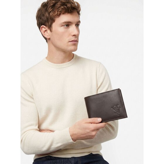 oxmox Leather Portafoglio Protezione RFID Vera Pelle 11 cm