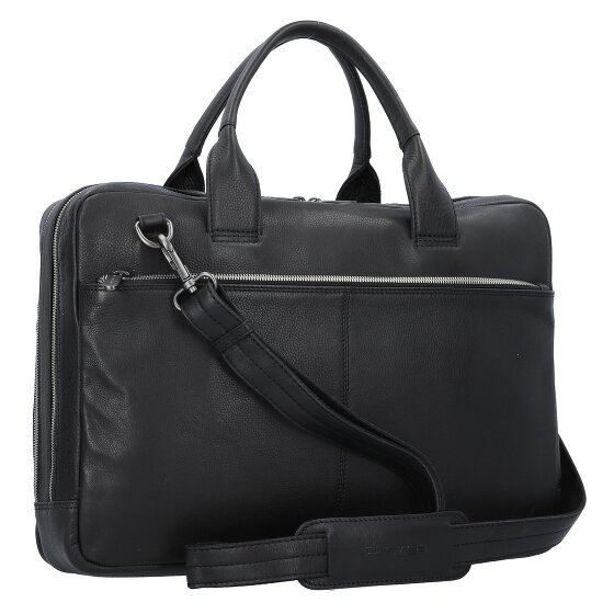 Plevier Vintage Larry Valigetta Pelle 40 cm Scomparto per laptop