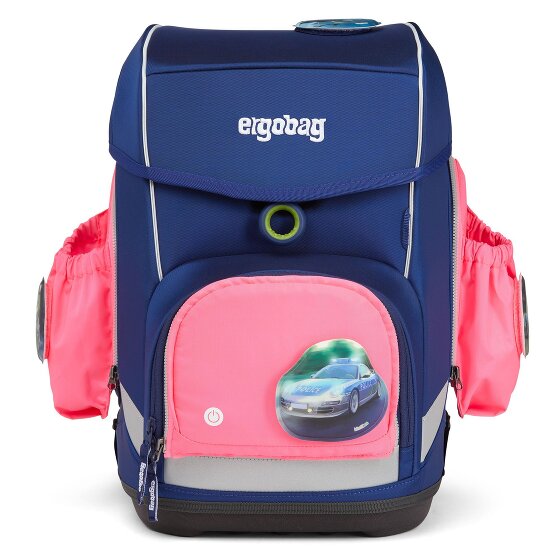 Ergobag Accessori Tasche laterali di sicurezza a led fluo Set 3 pezzi.