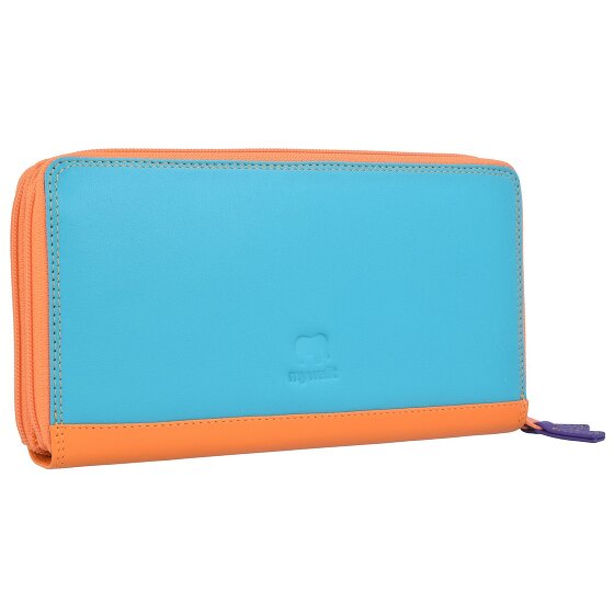 Mywalit Portafoglio trifoglio medio I in pelle 14 cm