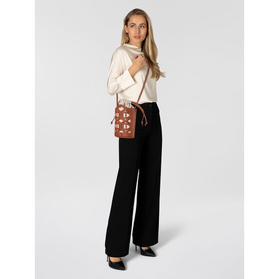AIGNER Azzura Mini Borsa Borsa a tracolla Vera Pelle 12 cm