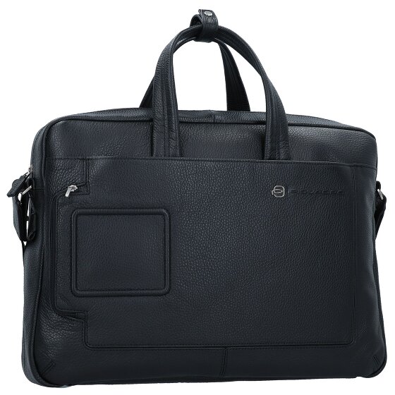 Piquadro Cartella in pelle con scomparto per laptop da 44 cm