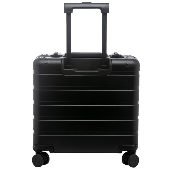 Alumaxx Trolley pilota Gravity a 4 ruote in alluminio, 44 cm, con scomparto per laptop