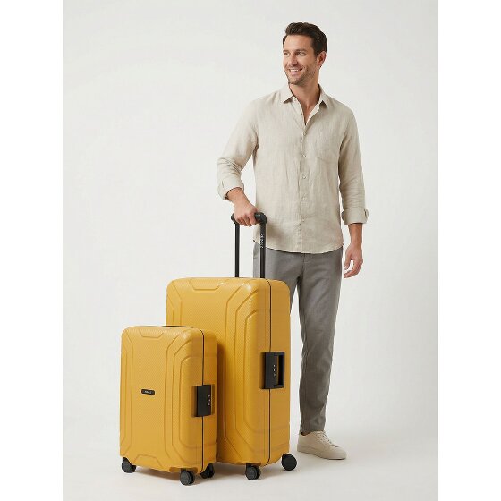 Redolz Essentials 15 Set di valigie da 4 ruote con 4 ruote S+L con chiusura a tre punti