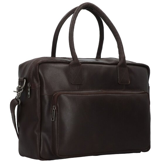 Burkely Cartella Mitch vintage in pelle 39 cm Scomparto per laptop