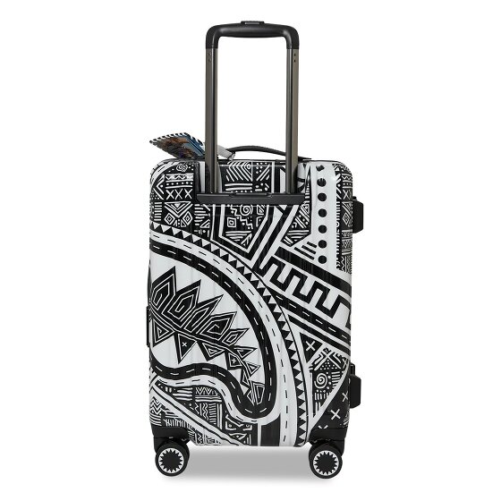 Sprayground Printed Zipper Shark AI Journey to the Mind 4 ruote Carrello della cabina 55 cm