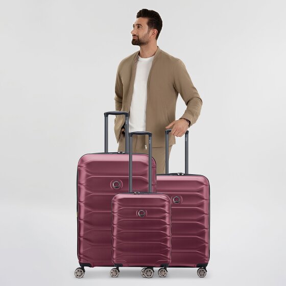Delsey Paris Meteor 4 ruote Set di valigie 3 pezzi con piega di espansione