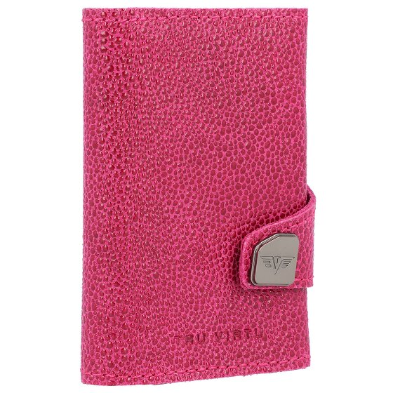 Tru Virtu Custodia per carte di credito Click & Slide Portafoglio RFID in pelle 6,5 cm