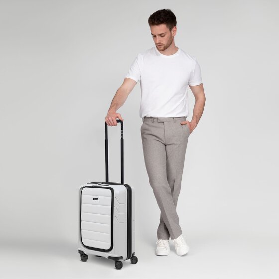 Redolz Essentials 17 Trolley da cabina a 4 ruote 55 cm con tasca morbida per laptop
