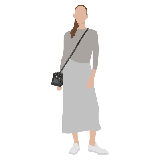 Patrizia Pepe Straw Borsa a tracolla 22 cm