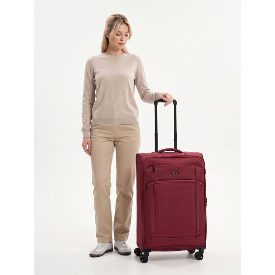 d&n Travel Line 9804 4 ruote Carrello L 78 cm espandibile