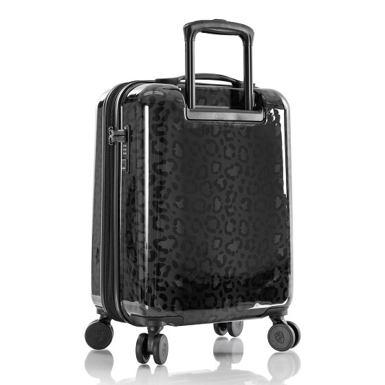 Heys Black Camo 4 ruote Carrello della cabina S 53 cm con piega di espansione