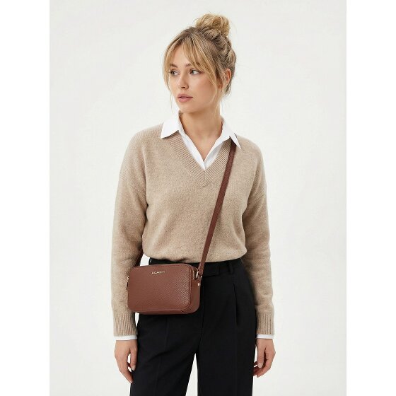 Lazarotti Bologna Borsa a tracolla in pelle doppia zip 18 cm