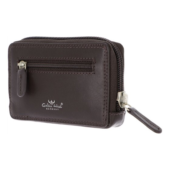 Golden Head Polo Portafoglio chiave Vera Pelle 11 cm