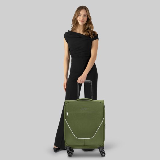 Stratic taska Trolley cabina a 4 ruote S 55 cm con piega a espansione