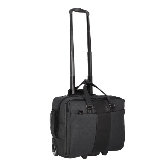 Dermata 2 ruote Carrello business 46 cm Scomparto per laptop