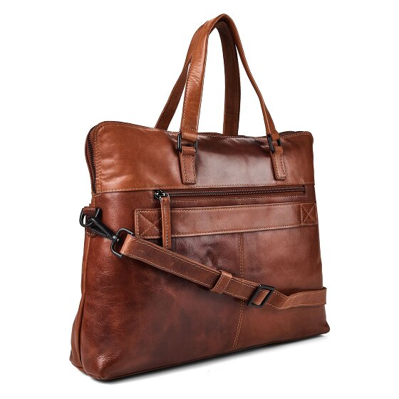 Greenburry Newport Cartella Vera Pelle 39 cm Vano porta PC