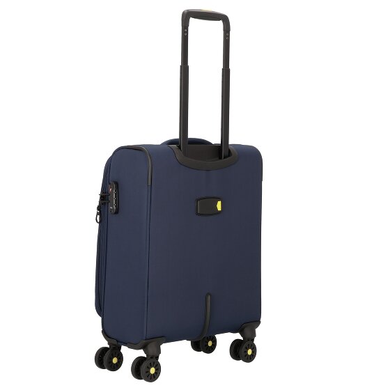 d&n Travel Line 9704 4 ruote Carrello della cabina S 55 cm con piega di espansione