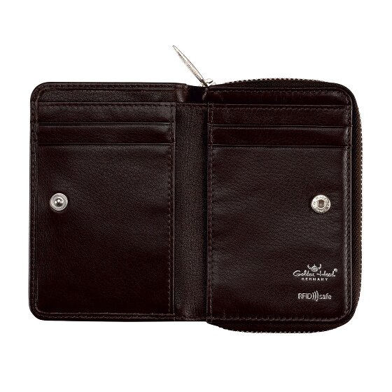 Golden Head Capri Portafoglio Protezione RFID Pelle 8 cm