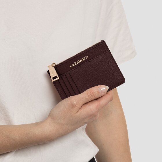 Lazarotti Bologna Portachiavi in pelle 11,5 cm con scomparto per air tag