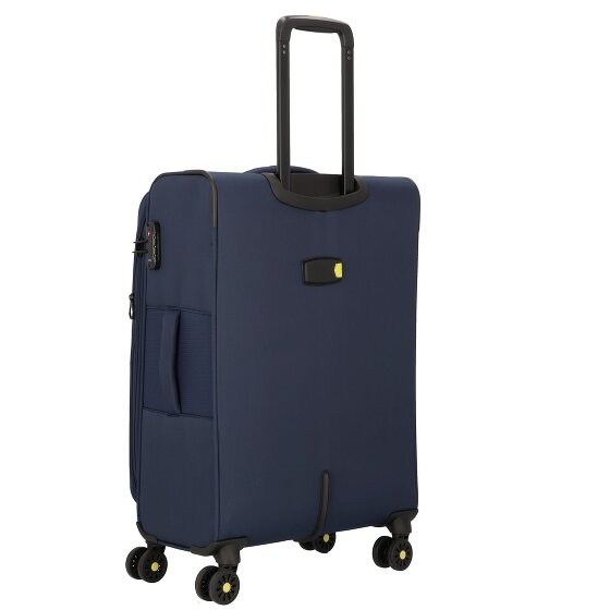 d&n Travel Line 9704 4 ruote Set di valigie 3 pezzi con piega di espansione
