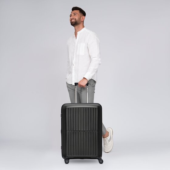 Pactastic Collection 01 4 ruote Carrello M 67 cm con piega di espansione