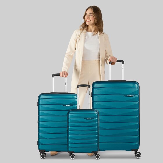 Bench Paris 4 ruote Set di valigie 3 pezzi con piega di espansione