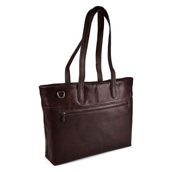 Plevier Catz Valigetta Protezione RFID Vera Pelle 43 cm Vano porta PC