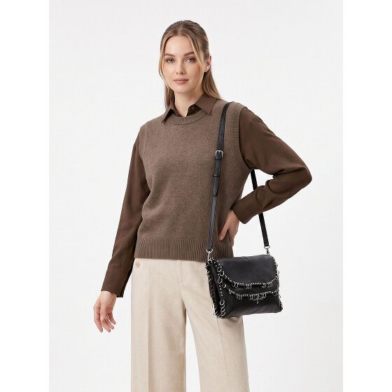 Patrizia Pepe Radical Boho Borsa a spalla Vera Pelle 35 cm