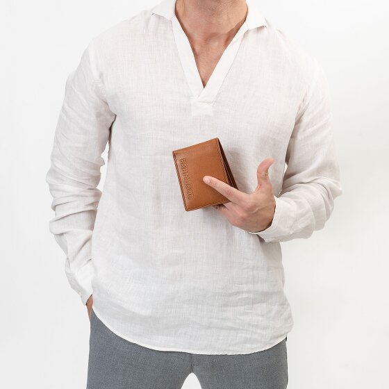 Farmhood Memphis Portafoglio Protezione RFID Pelle 12.5 cm