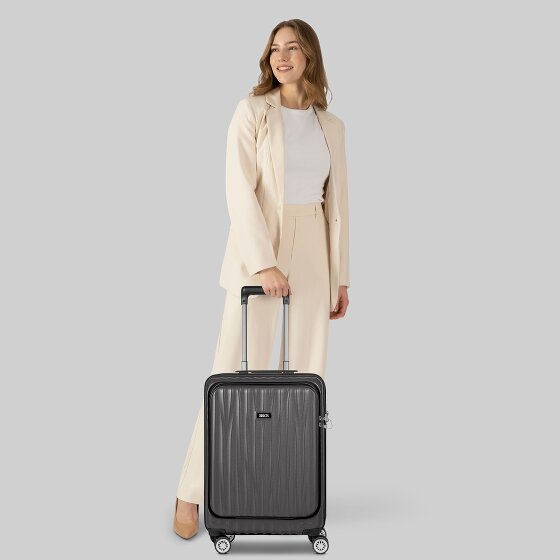 Bric's Cervia 2.0 4 ruote Carrello della cabina S 55 cm Scomparto per laptop con piega di espansione